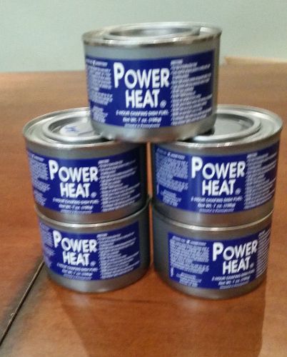 Lot  5 Cans Power Heat Chafing Dish Fuel 10 hour Survival Emergency Camping Fuel