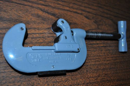 Pipe Cutter Made in Cleveland Ohio Superior Tool No.3, Cut 3/8&#034; to 2-1/8&#034; Tubing