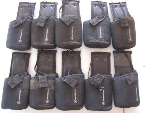 Set of 10 motorola radio belt holsters for sale