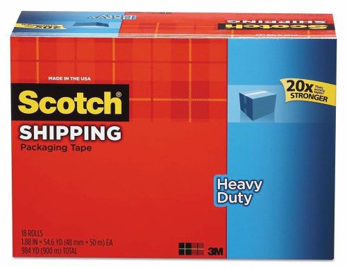 36 Rolls Scotch 3850 Heavy Duty Shipping/Packaging Tape, 1.88&#034; x 54.6 yds.