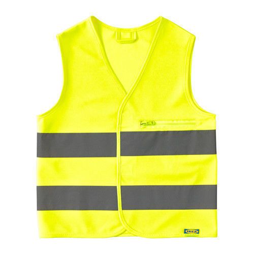 New  Children&#039;s Peg-Perego-Yellow High Visibility Safety Vest - Ages 3-6