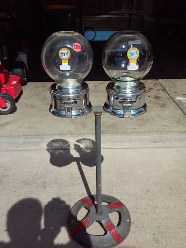 Double Ford Gumball Machine w/ Stand