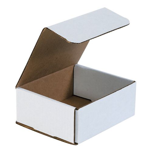 Corrugated Cardboard Boxes Mailers 6 3/16&#034; x 5 3/8&#034; x 2 1/2&#034; (Bundle of 50)
