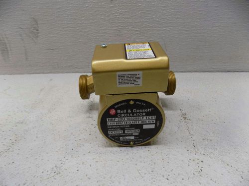Bell &amp; gossett nbf-22 hot water circulator pump, 1/25 hp, 115v for sale
