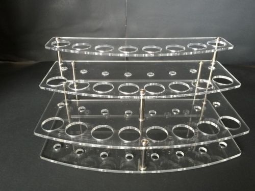 3 Tier Acrylic 24 Hole Display Rack. Use for  Makeup, Merchandise, E Cig, etc