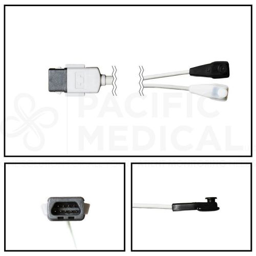GE Datex-Ohmeda MC Multi-Site SpO2 Sensor 10&#039; Cable New Yr Warranty