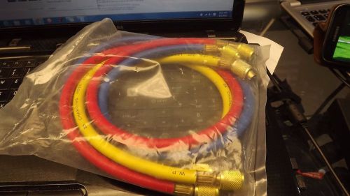 3 pack refrigeration charging hose dci no 11983 ha-36 ryb 2500 psi for sale