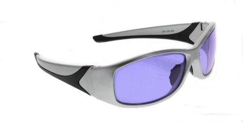 Laser Safety Eyewear - Dye-Ce Approved (Dye) Filter In Silver Plastic