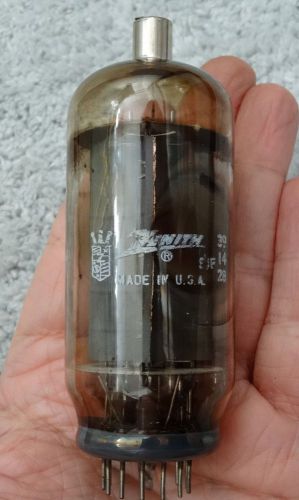 Zenith 6LB6 VINTAGE VACUUM TUBE *WORKING* TESTED USA 39 14 28 OLD SOCKET RADIO
