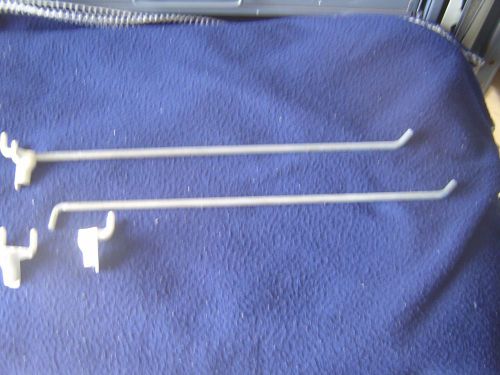 6&#034; TWO PIECE-Pegboard Hooks - Box of 10 each - USED