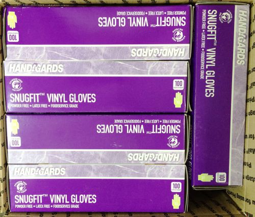 Snugfit Vinyl Powder Free Food Gloves 304362124 Size X-Large 5 Boxes of 100