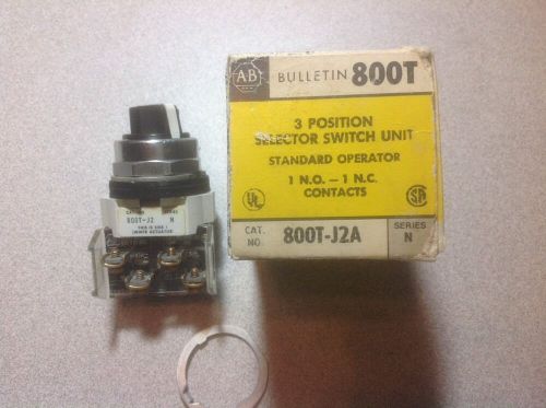Allen Bradley 800T-J2A Selector Switch