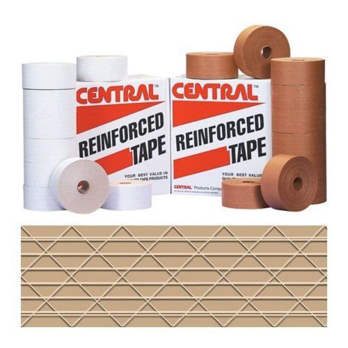 Central t906255 heavy duty 255 reinforced tape 375&#039; length x 3&#034; width kraft (... for sale