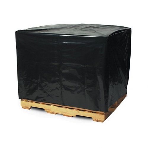 54&#034; x 44&#034; x 96&#034; Black 2 Mil Pallet Covers (Roll of 50) Fits Pallet 42&#034; x 48&#034;
