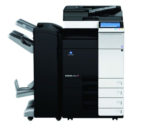 Konica Minolta Bizhub C364 Color Laser Printer / Fax / Dual Scanner / Finisher