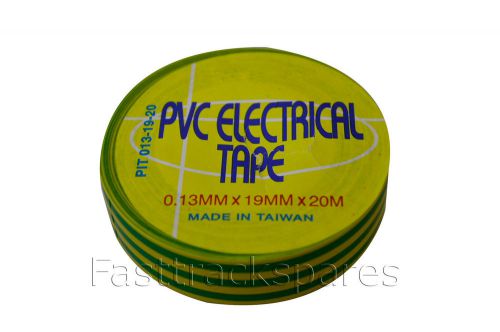 10 rolls 19mm x 20m pvc electrical insulation tape (ft540) for sale