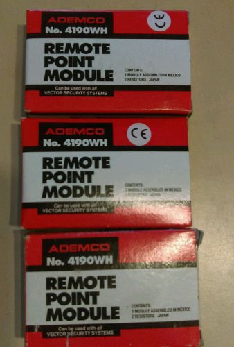 Lot of 3 NEW Ademco 4190WH remote point module FREE SHIPPING !!!