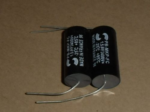 Solen PB-MKP-FC 1.5uF 400V 16*28mm 1.5MFD MKP Non-polar capacitor   #G859 xh
