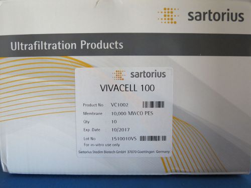 Pack/ 10 vivacell 100 10k mwco pes # vc1002 for sale