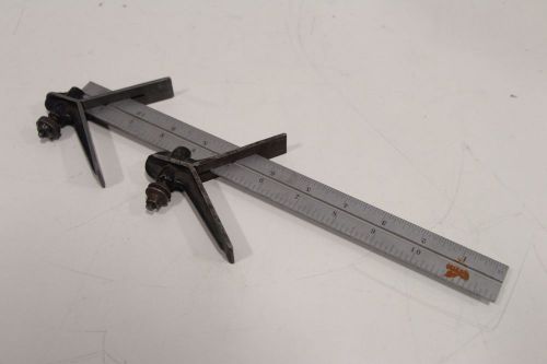 The L.S. Starrette 12&#034; Combination Machinists Square Angled Metal Ruler