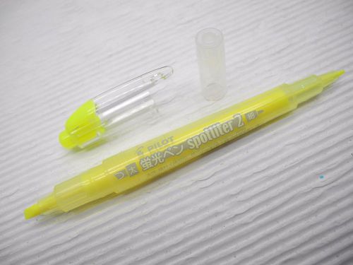 2 X Pilot Spotliter 2 Twins head Highlighters Yellow Japan)