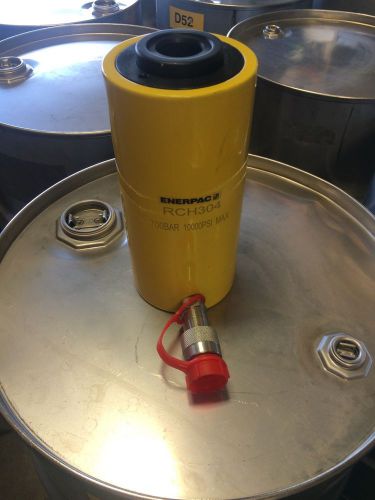 Enerpac single acting hollow plunger hydraulic cylinder 30 ton capacity rch304 for sale