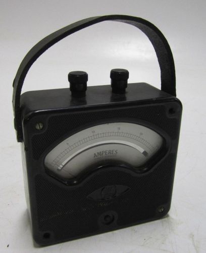 Vintage Westinghouse Type PX-4 Direct Current DC Amperes Meter Voltage Bakelite