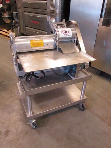 &#034;colborne p17r&#034; h.d. commercial 1/3hp counter-top dbl pass through dough roller for sale
