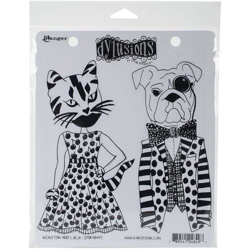 Dyan reaveleys dylusions cling stamp collections 8.5 inch x 7 inch 789541048497 for sale