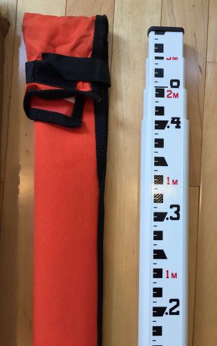 New crain mound city 5 meter #90388 svr-5.0m philly metric survey leveling rod for sale