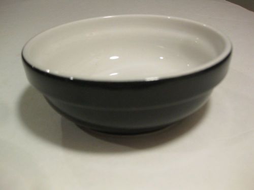 Steelite carnival 5&#034; small stacking bowl, black for sale