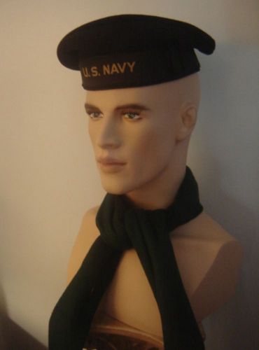REALISTIC LIFE-SIZE HANDSOME MALE MANNEQUIN BUST w/BROWN WIG - FINAL LISTING!
