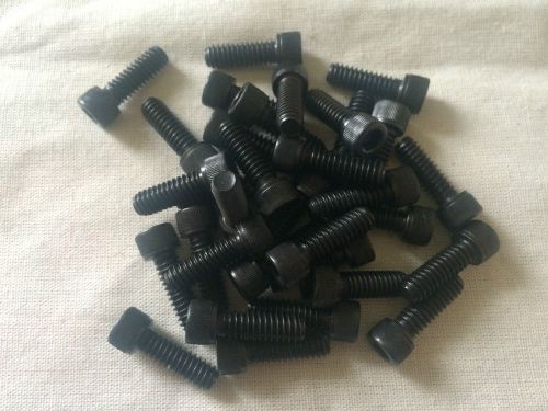 1/4-20x3/4 hex socket head cap screws black oxide (33) for sale