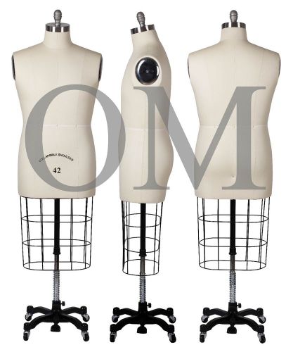 MALE PROFESSIONAL DRESS FORM MANNEQUIN COLLAPSIBLE SHOULDERS (CS 42)