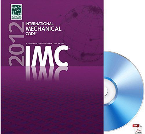 2012 International Mechanical Code (IMC) ICC International Code Council PDF CD