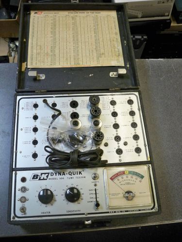 B&amp;K Dyna-Quik Model 500 Vintage Tube Tester - Working Condition
