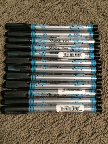 Sharpie Fine Point Special Edition Fashion Wrap Markers TURQUOISE Lot of 12