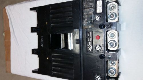 Ge general electric tjj 436400 3-pole 300amp 600v used circuit breaker for sale