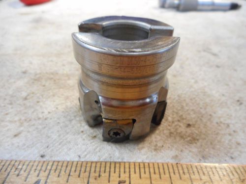 ISCAR 1.50&#034; DIA INSERT MILL T490 FLN D1.50-4-.75R-13 With COOLANT Ports