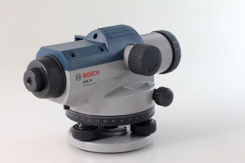 Bosch gol 24 300 ft. 24x automatic optical level blue white *used* for sale