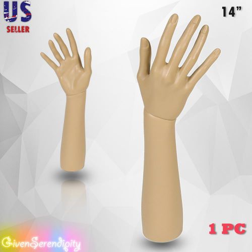 Mannequin Hand Display Jewelry Bracelet Necklace ring glove Stand holder 14&#034;