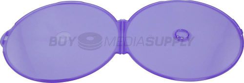 5mm Purple Color Clamshell CD/DVD Case - 175 Pack