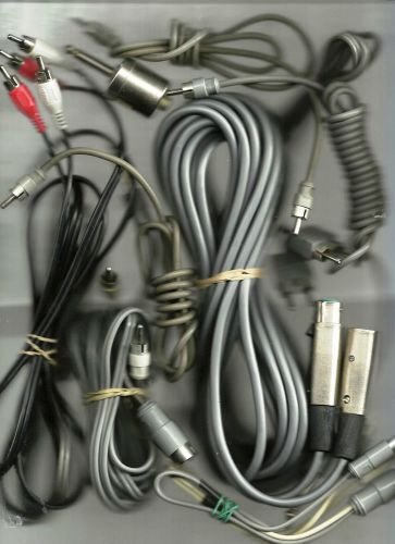 9 Cables/Adaptors plus 1 RCA to Phone Adaptor, Assortment Switchcraft, USA