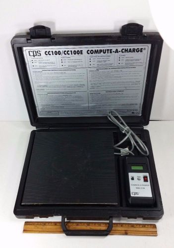 CPS CC100/CC100E COMPUTE-A-CHARGE SCALE   hvac  freon works