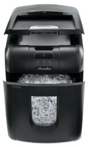 Swingline - stack-and-shred 100x hands free shredder, super cross-cut, 100 - for sale