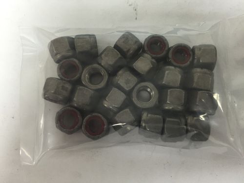 (25 PACK)Black-Oxide 18-8 Stainless Steel Nylon-Insert Locknut 94407A106