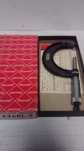 Starrett Micrometer EDP 51597 T436RL-2 No Reserve