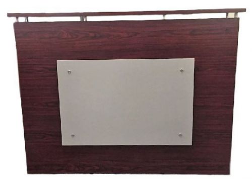 Modern Design Reception desk shell 30&#034; by 60&#034; by 44&#034; high space for  15&#034; monitor