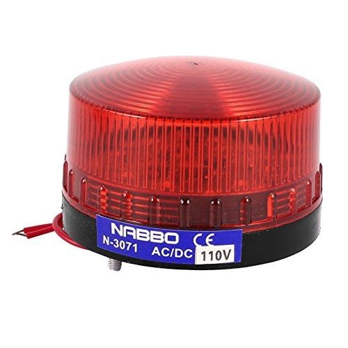 uxcell® Industrial AC 110V Red LED Warning Light Bulb Signal Tower Lamp N-3071