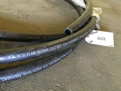 Hydraulic hose 3/4&#034; x 20&#039;  2250psi  100r2 napa brand made by gates for sale